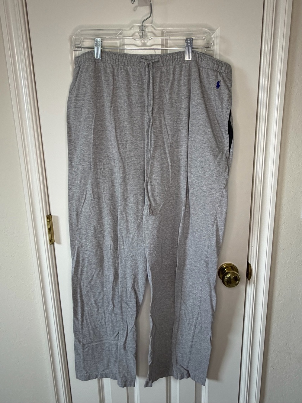 Polo by Ralph Lauren Gray Drawstring Men’s Sweatpants with Embroidered Pony